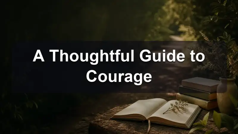 Person standing at the edge of a decision point, courage