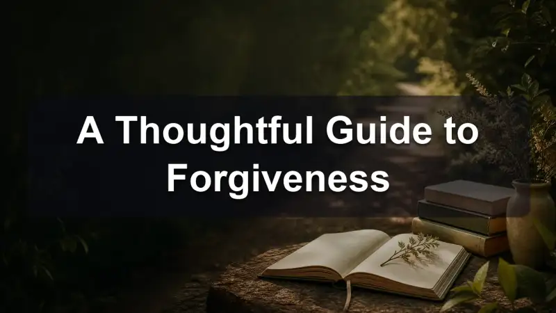 Person releasing a crumpled paper, forgiveness process