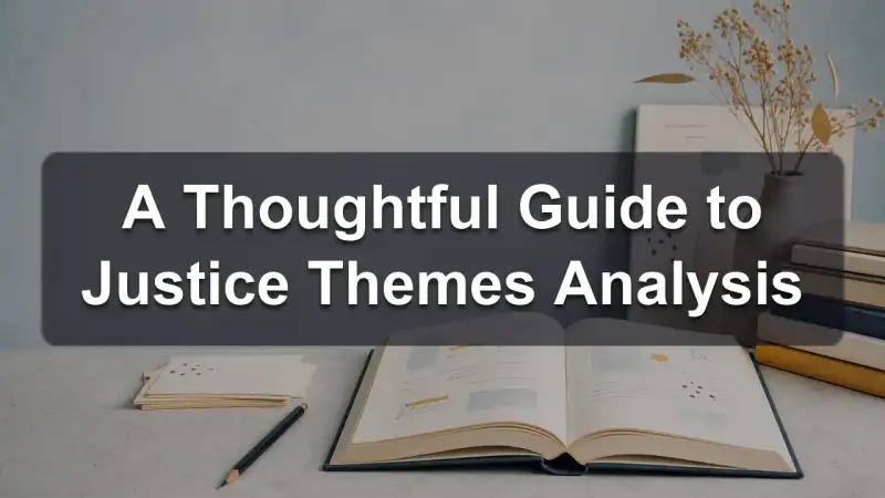 How to analyze justice themes