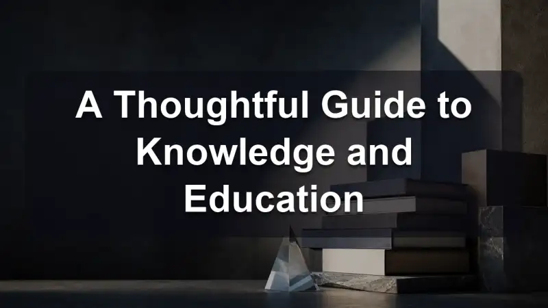 An open book and a lamp on the subject of knowledge and education
