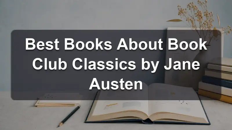 Stack of books by Jane Austen and related book club classics