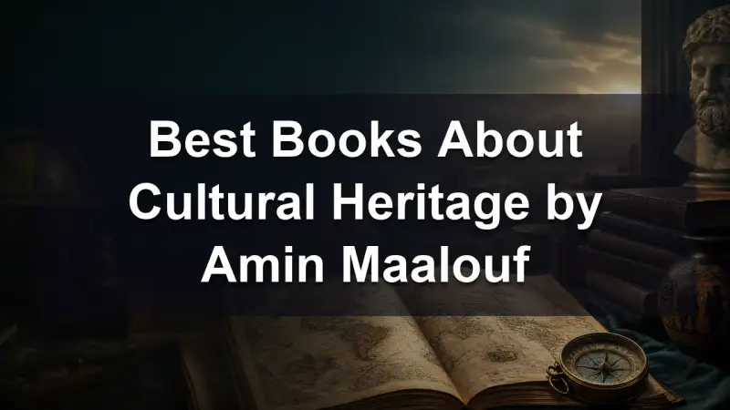 A Mediterranean harbor with a manuscript and a compass on the quay