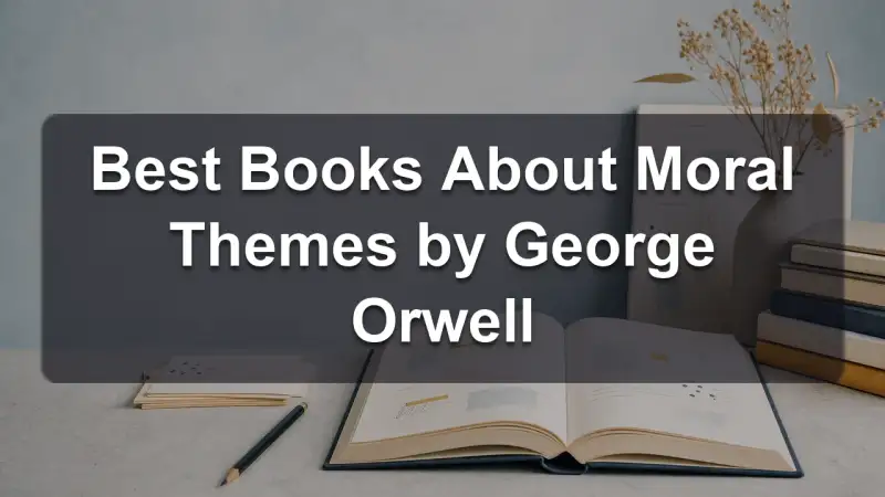Moral themes books by George Orwell