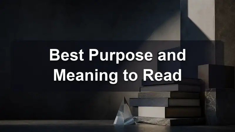 A stack of books about purpose and meaning with a compass beside it