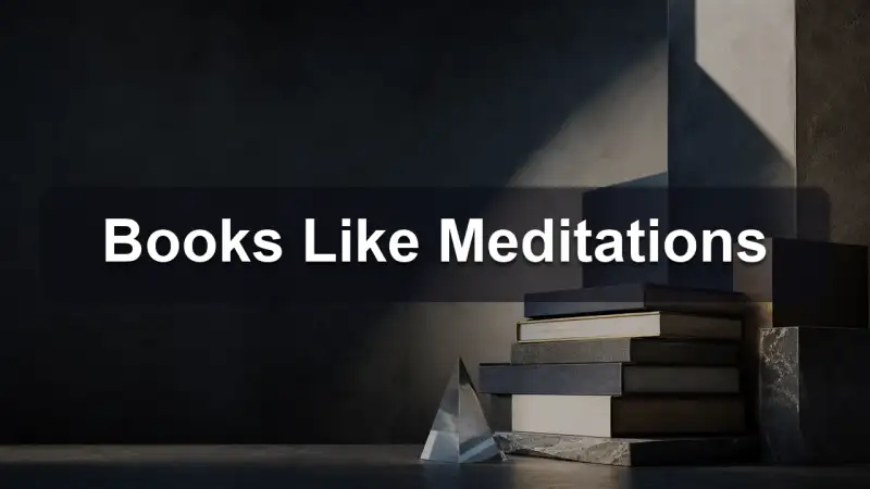 A stack of books beside a statue-like bust in soft light