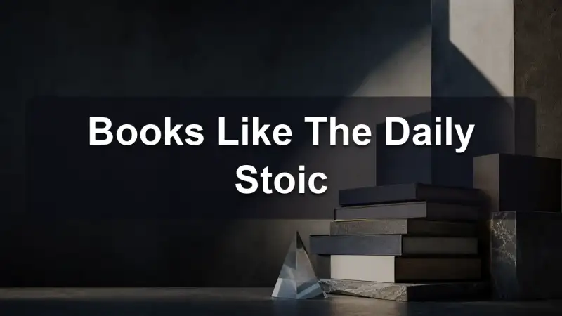 Books about Stoicism and daily wisdom together