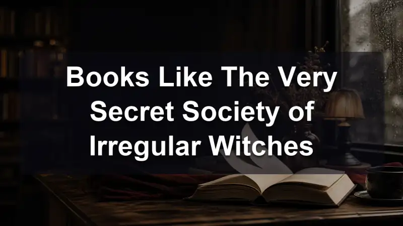 Books Like The Very Secret Society of Irregular Witches reading guide