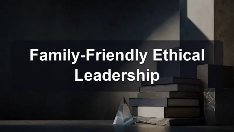 A family reading books about leadership together