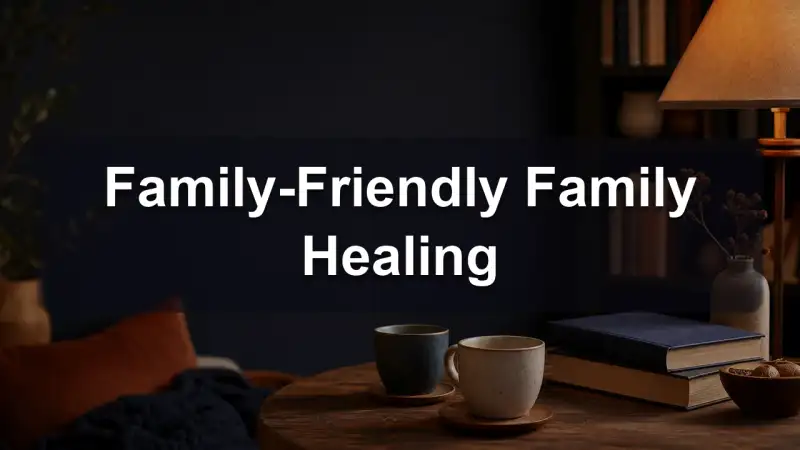 Family-friendly books about family healing