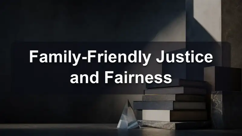 A family reading books about fairness together