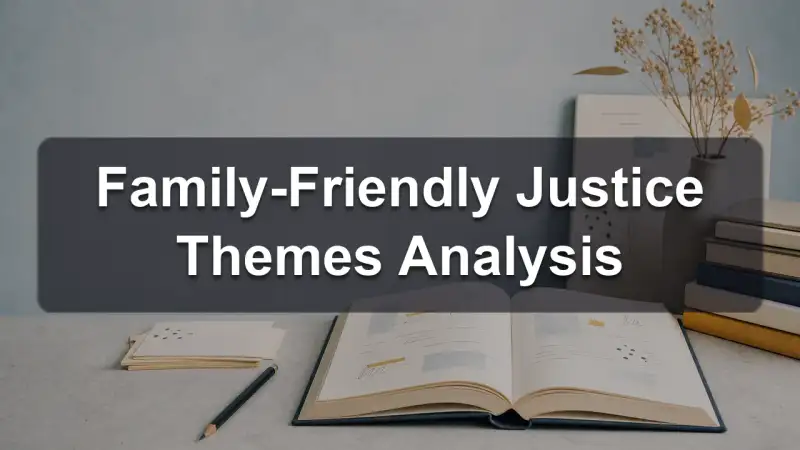 Family-friendly justice themes analysis