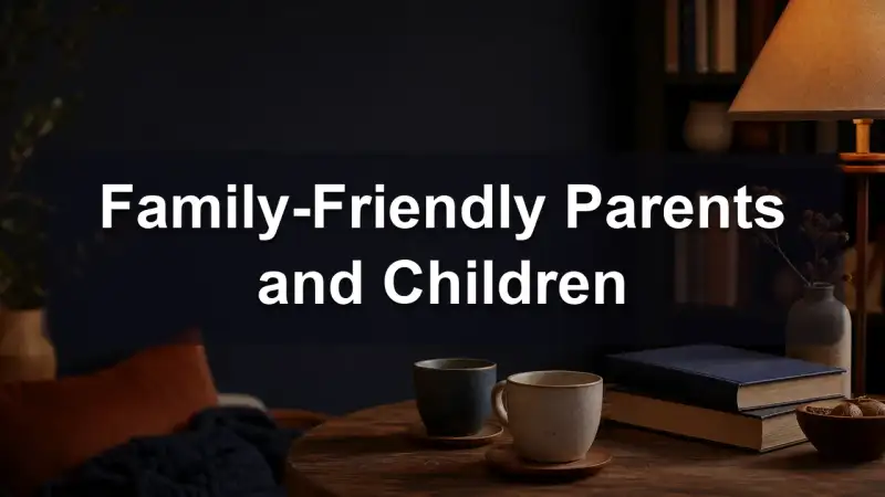 Parent and child reading together