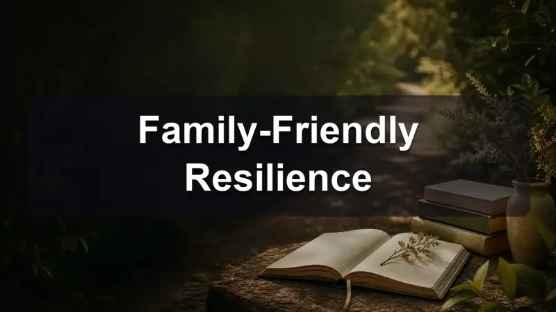 Family supporting each other through a difficult moment