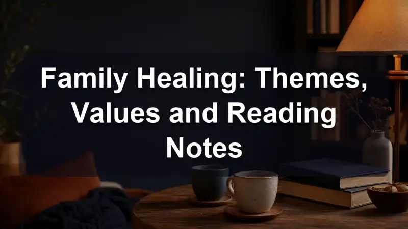 Themes and values of family healing books