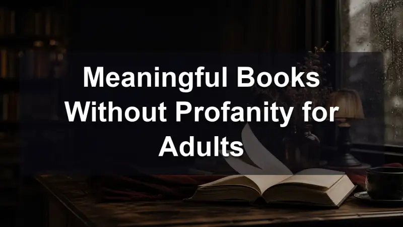 A thoughtful stack of literary books without profanity