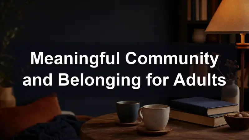 Meaningful books about community and belonging for adults