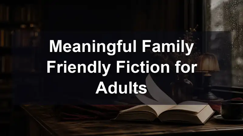 Meaningful family friendly fiction