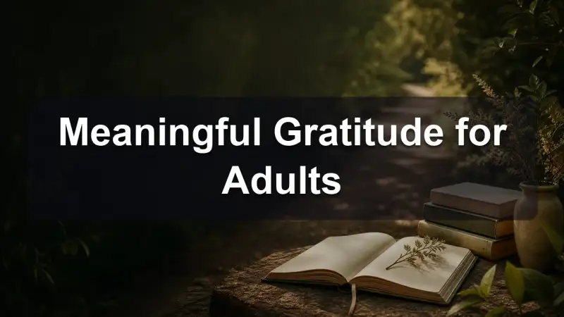 Adult writing in a gratitude journal in the evening