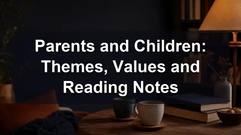 Reading notes on parents and children themes