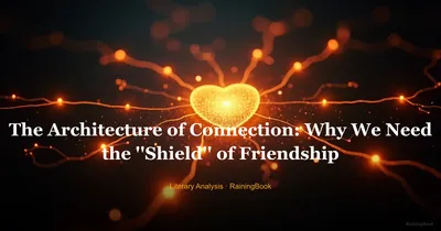 Open book with intertwined hands forming a shield, symbolizing friendship as protection.
