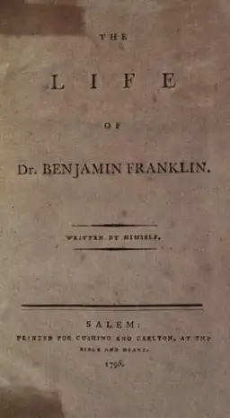 The Autobiography of Benjamin Franklin
