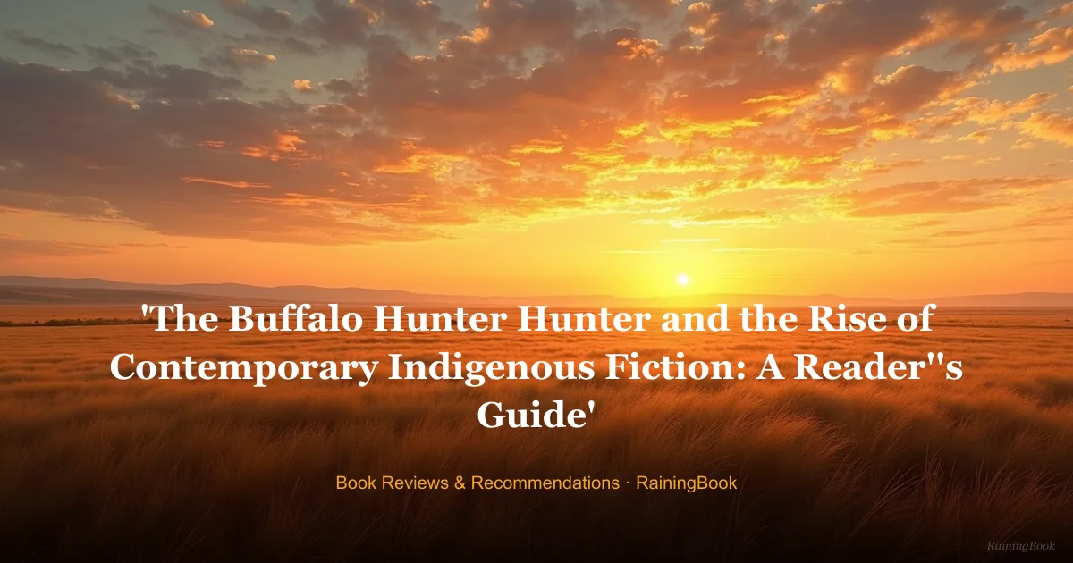 The Buffalo Hunter Hunter and the Rise of Contemporary Indigenous Fiction: A Reader's Guide