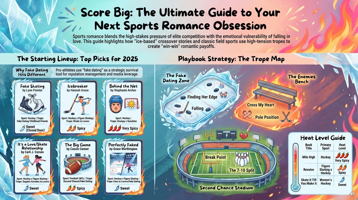 Fake-Dating Sports Romance — Visual Trope Map