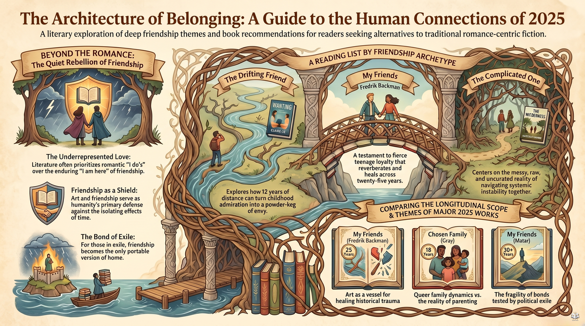 Friendship in Literature — Visual Connection Map